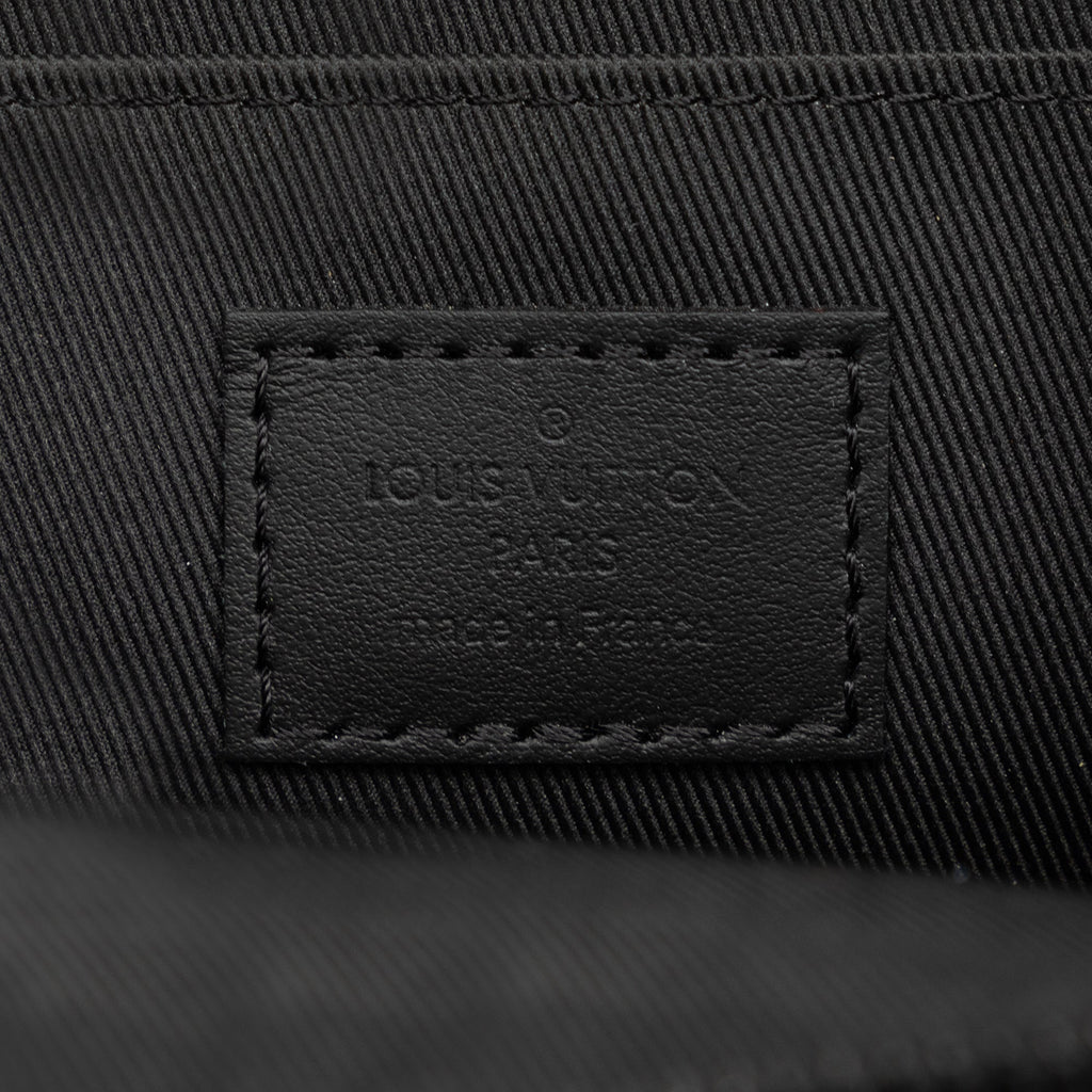 Black Louis Vuitton Aerogram Phone Pouch Crossbody Bag