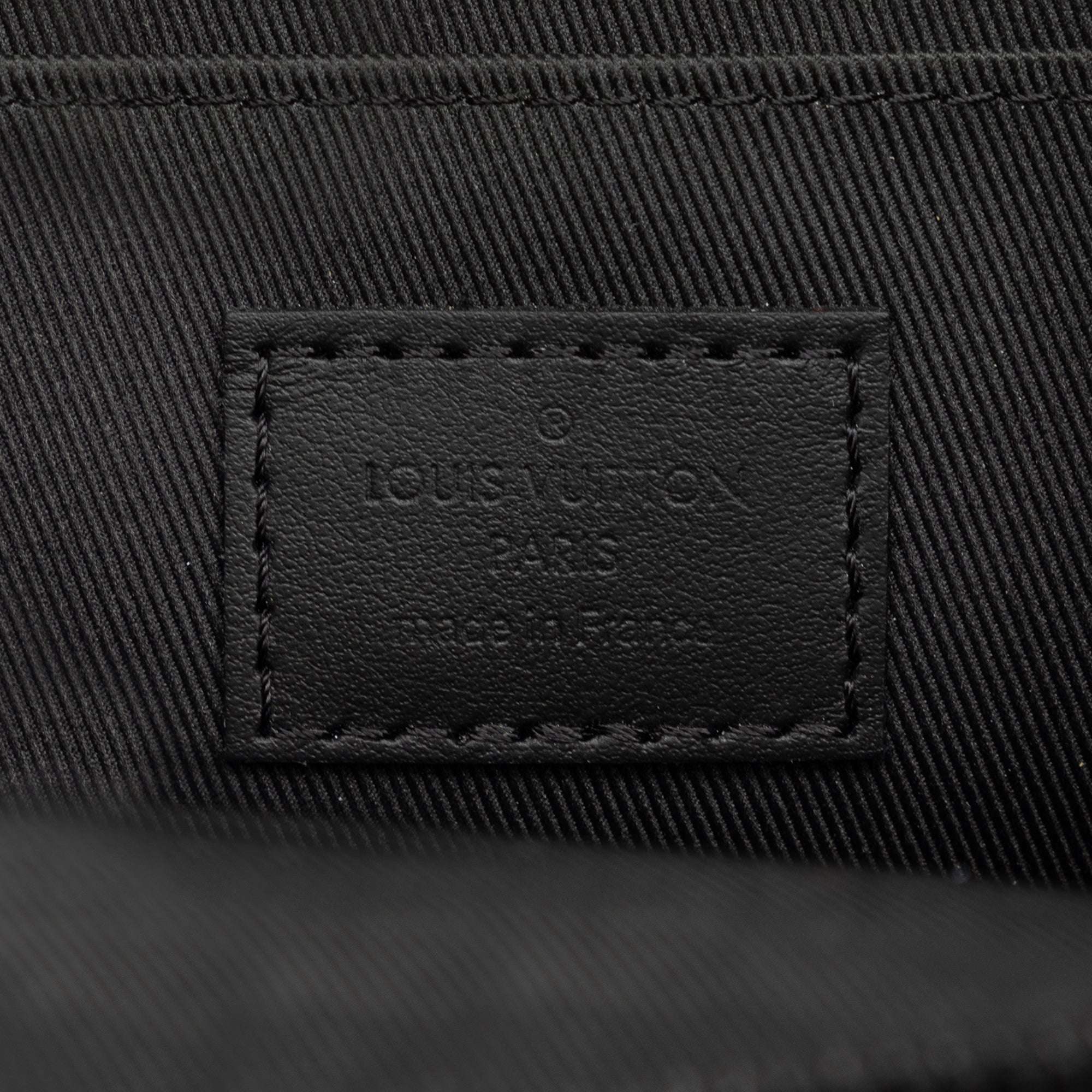 Black Louis Vuitton Aerogram Phone Pouch Crossbody Bag