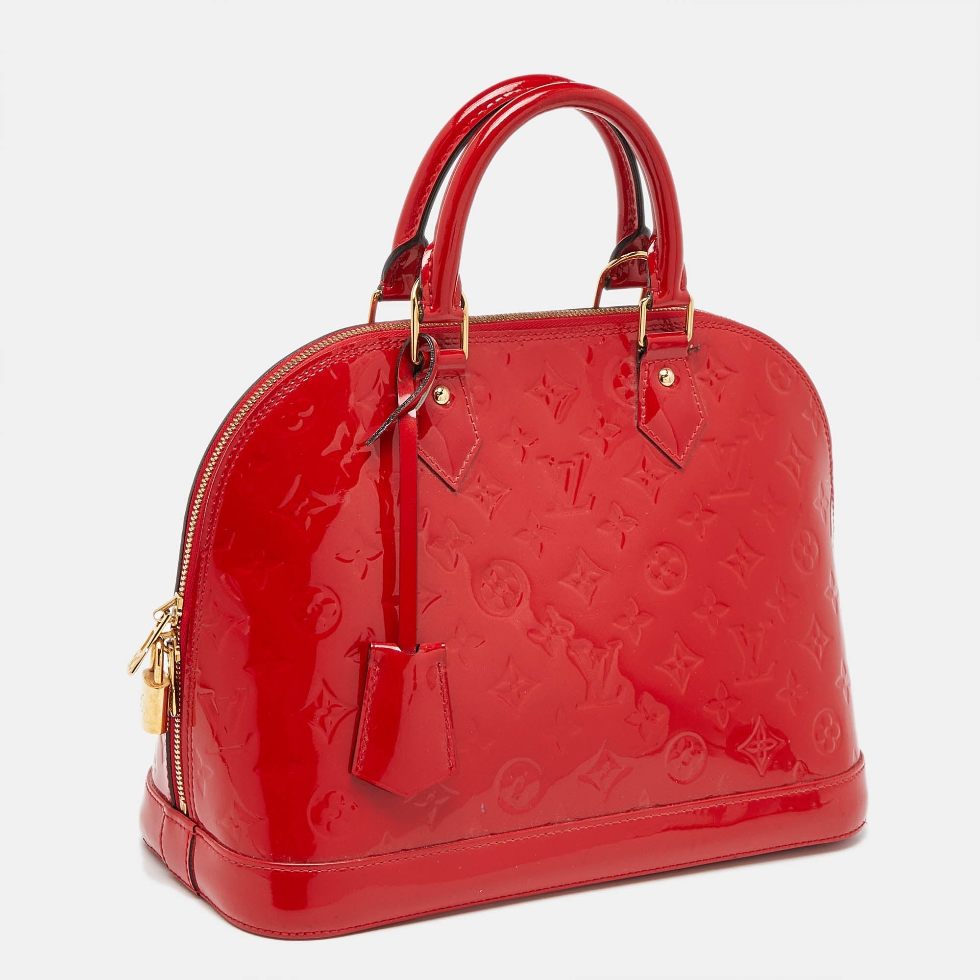 Louis Vuitton Sunset Monogram Vernis Alma Pm Bag