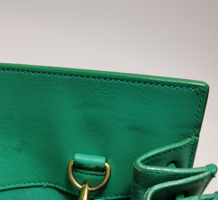 Preloved Saint Laurent Sac de Jour Small 32cm Green 24121478982980