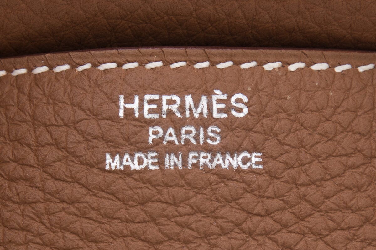 HermÃƒÆ’Ã‚Â¨s 35cm Gold Togo Birkin W/ Palladium Hardware