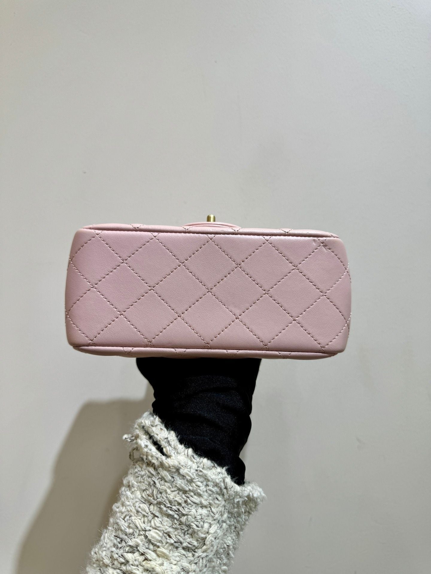 Preloved Chanel Bag Full Set Pink 110127
