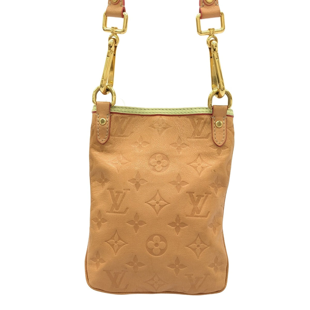 Louis Vuitton Flat Messenger  Leather Shoulder Bag ()