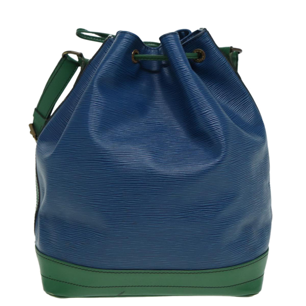 Louis Vuitton Epi Noe Shoulder Bag Bicolor Color Green Blue