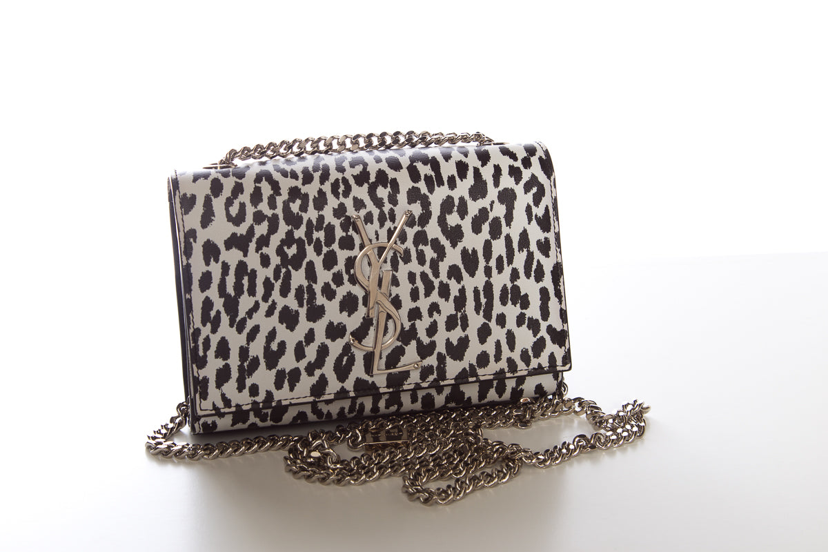 Yves Saint Laurent Black and White Cross-Body