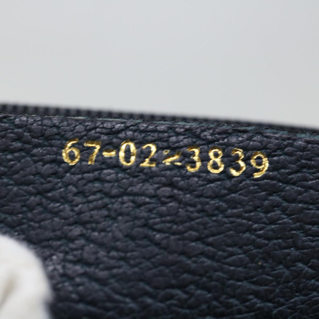 GUCCI GG Canvas Sherry Line Hand Bag PVC 2way Navy Red 71079