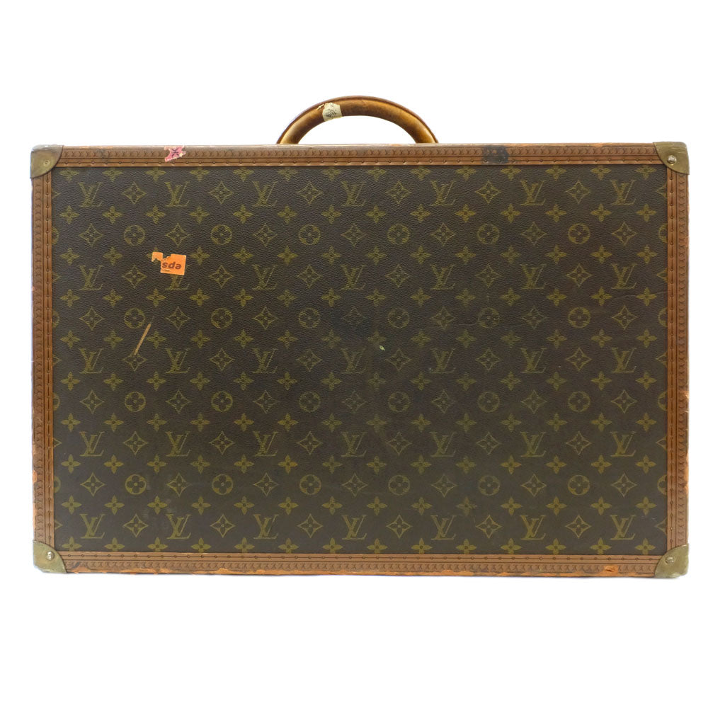 Louis Vuitton Alze - Le 60 Bagg Travel Bag M21228 Monogram Brown G Gold  Leather Tr Initial AT