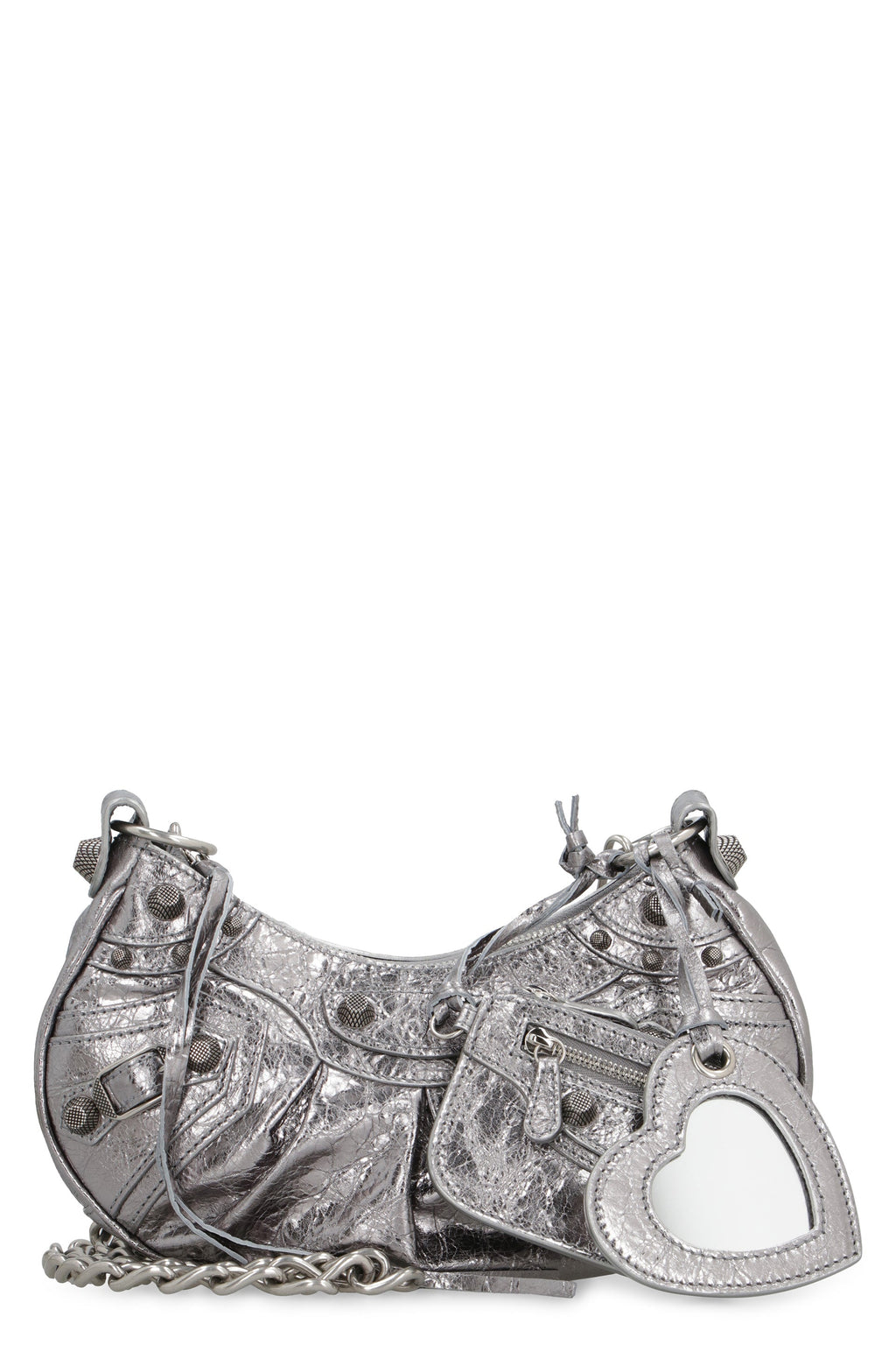 LE CAGOLE XS LEATHER CROSSBODY BAG