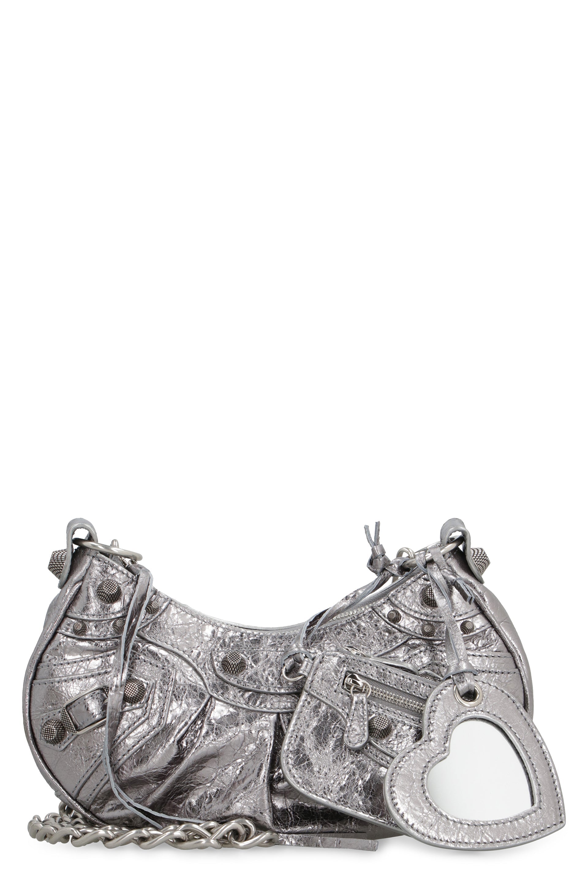 LE CAGOLE XS LEATHER CROSSBODY BAG