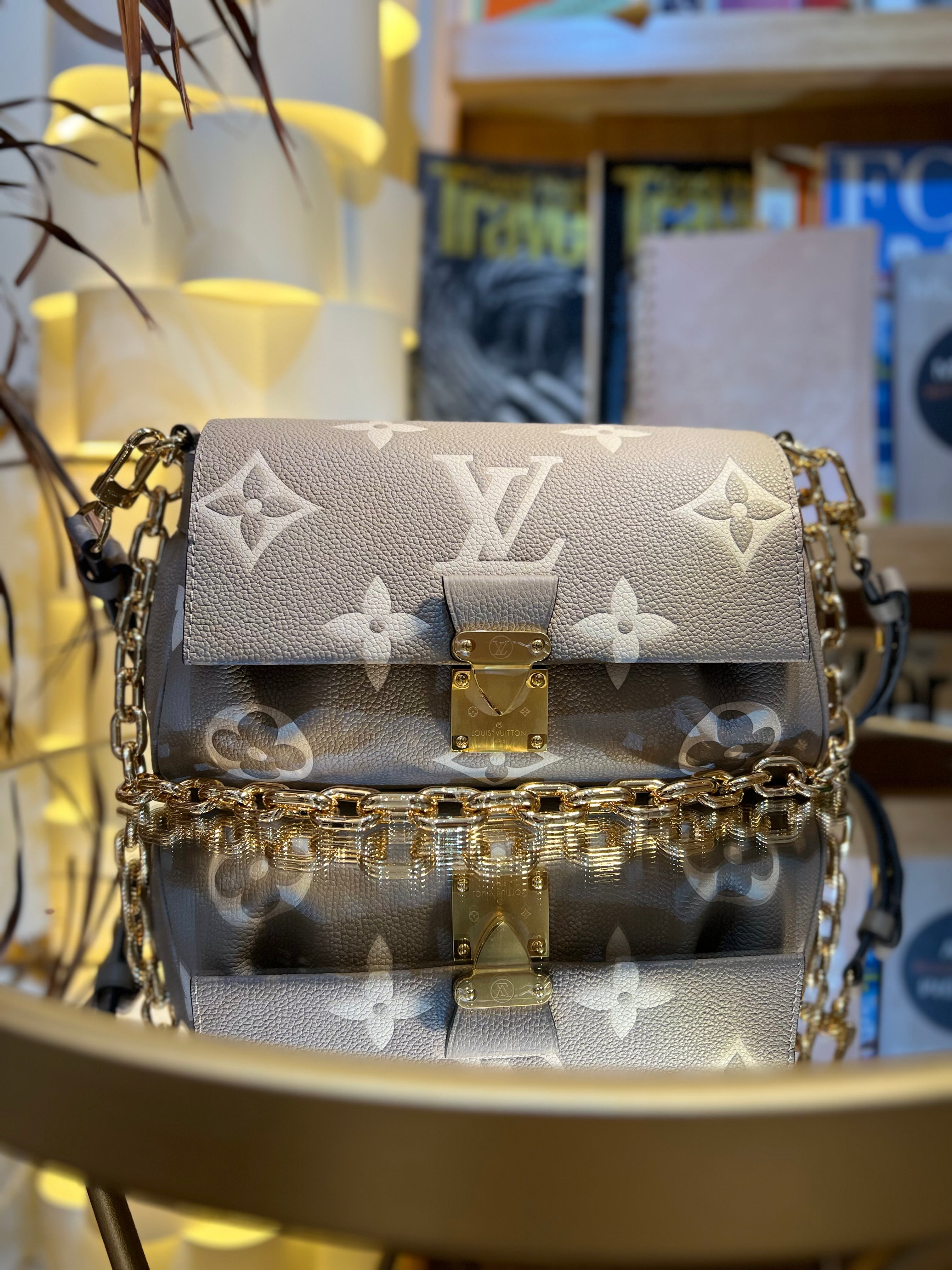 Louis Vuitton Favorite NM Handbag Bicolor Monogram Empreinte Giant
