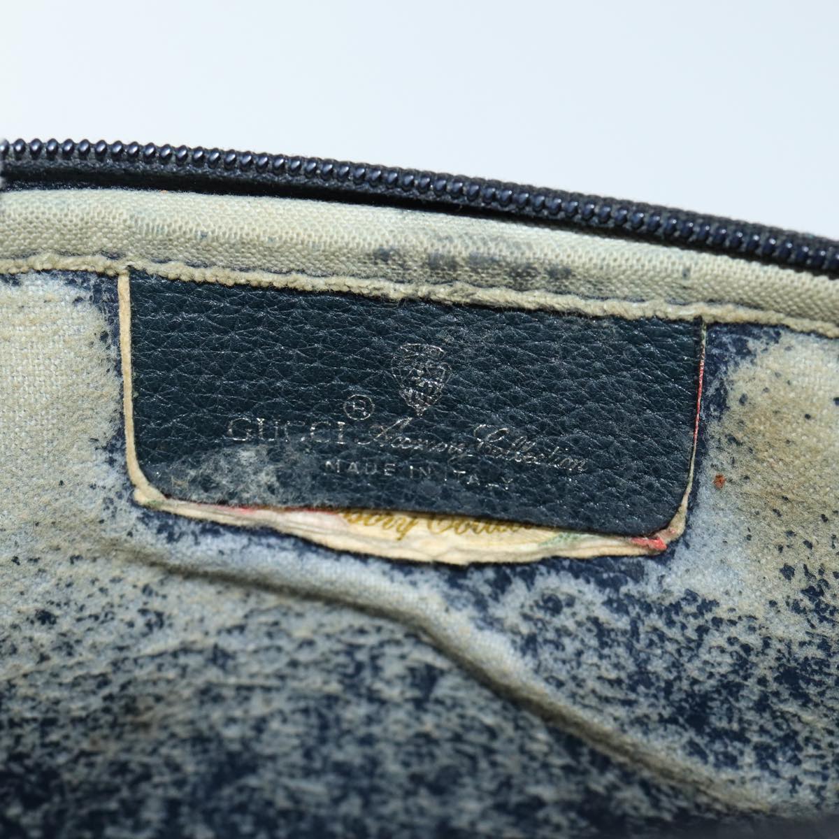 GUCCI GG Supreme Shoulder Bag PVC Navy 97 02 068 71425