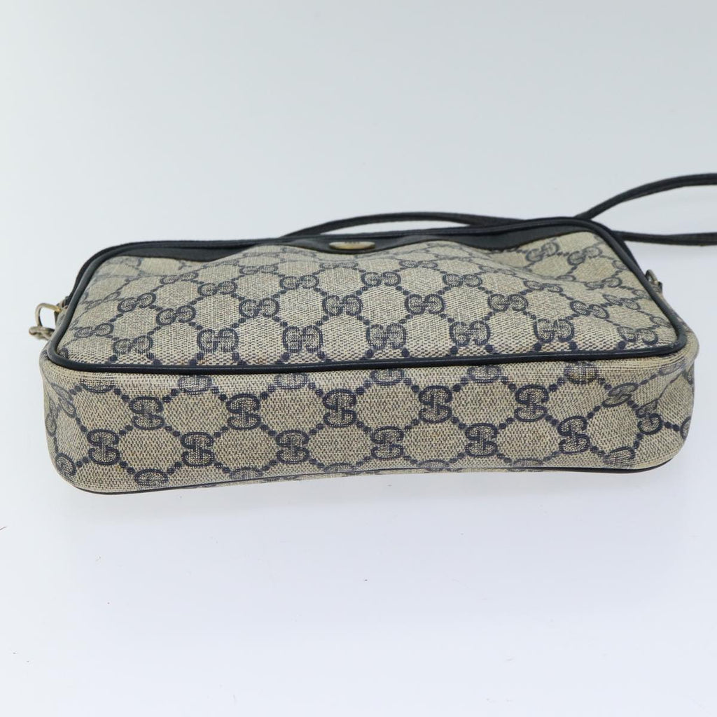 GUCCI GG Supreme Shoulder Bag PVC Navy 97 02 068 71425