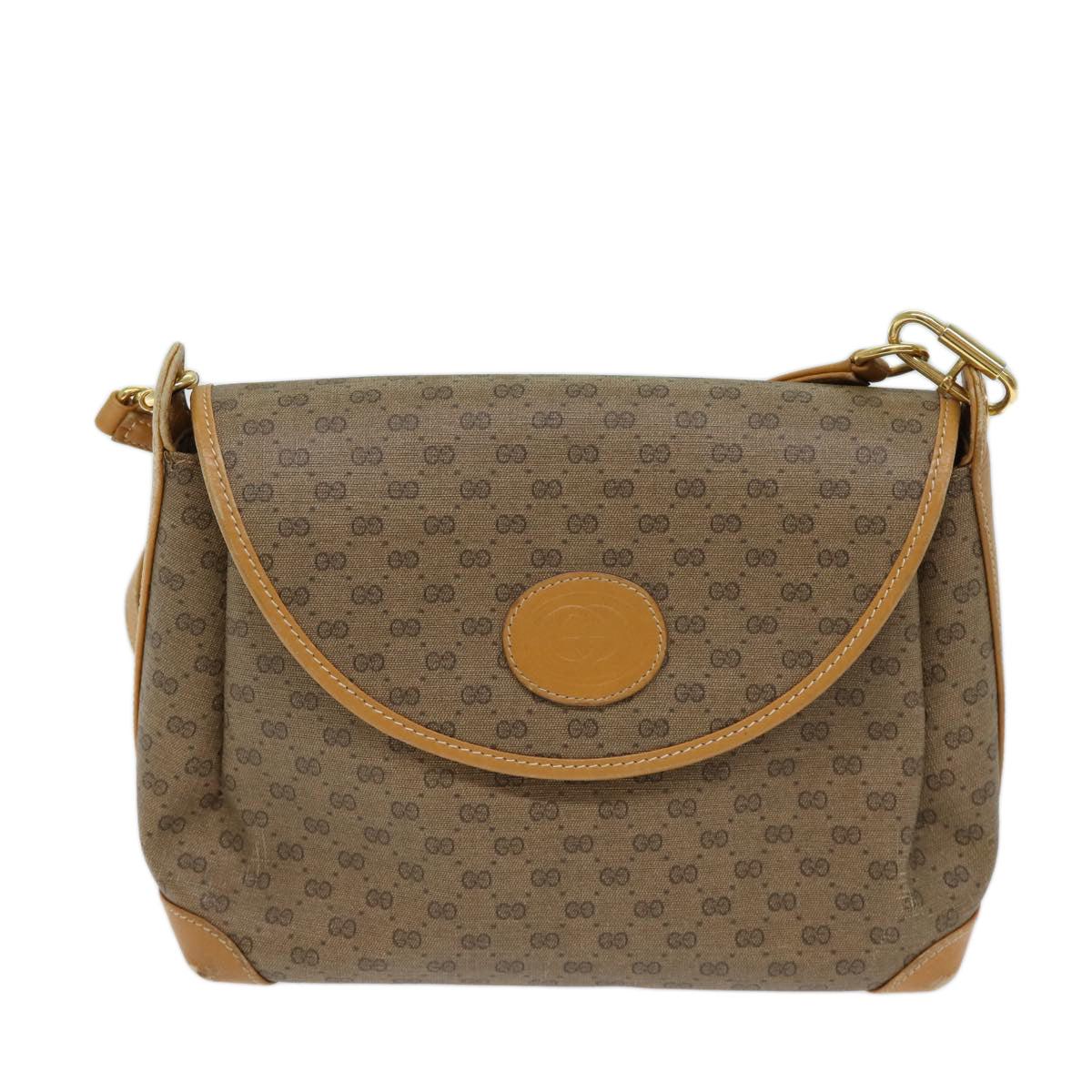 GUCCI Micro GG Supreme Shoulder Bag PVC Beige 001 099 4084 71428