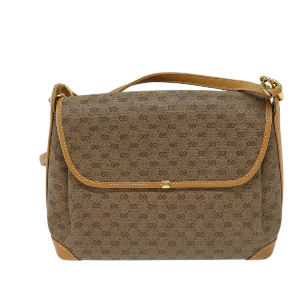 GUCCI Micro GG Supreme Shoulder Bag PVC Beige 001 099 4084 71428