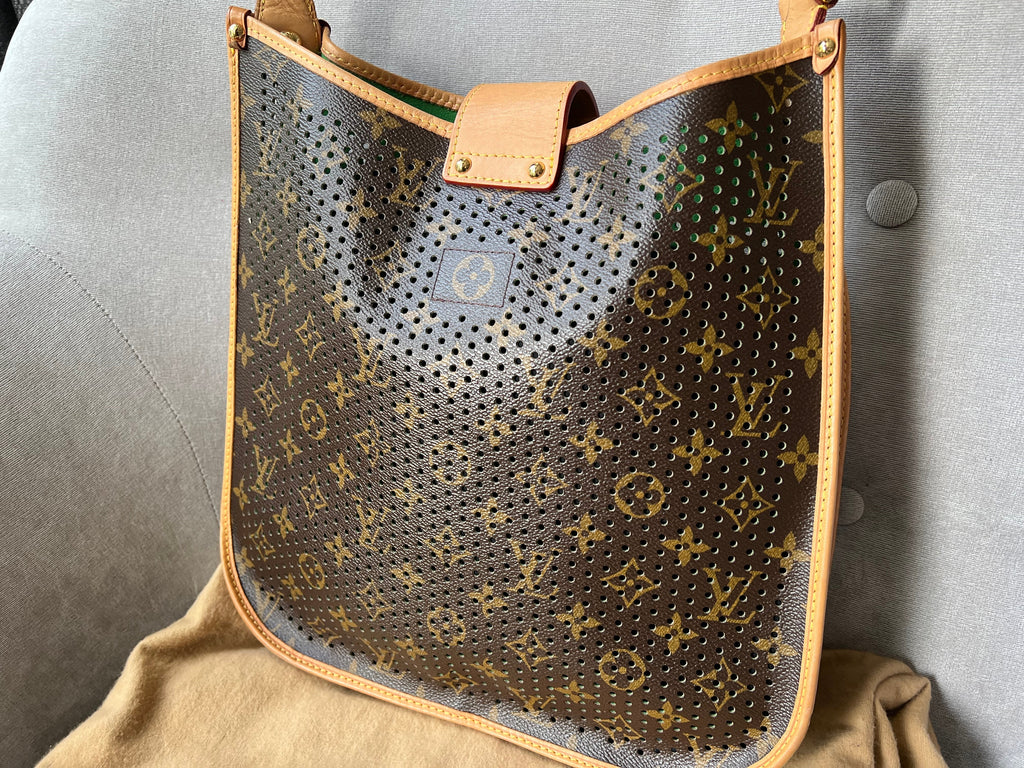 Louis Vuitton Perforated Monogram Green Musette Bag