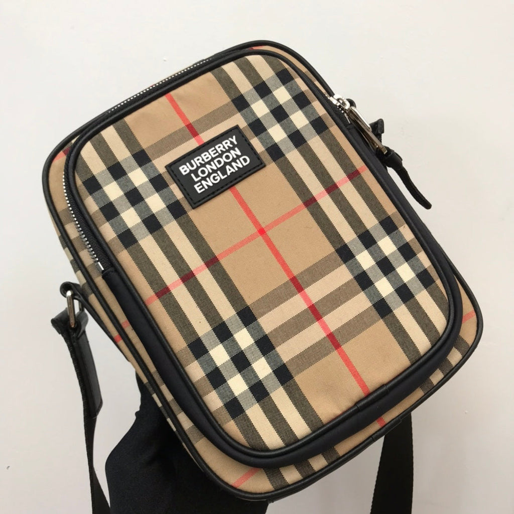 GLAMI Vintage Check And Crossbody Bag For Men, Bags 8.7in/22cm