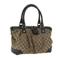 GUCCI GG Canvas Hand Bag Beige 247902 71513
