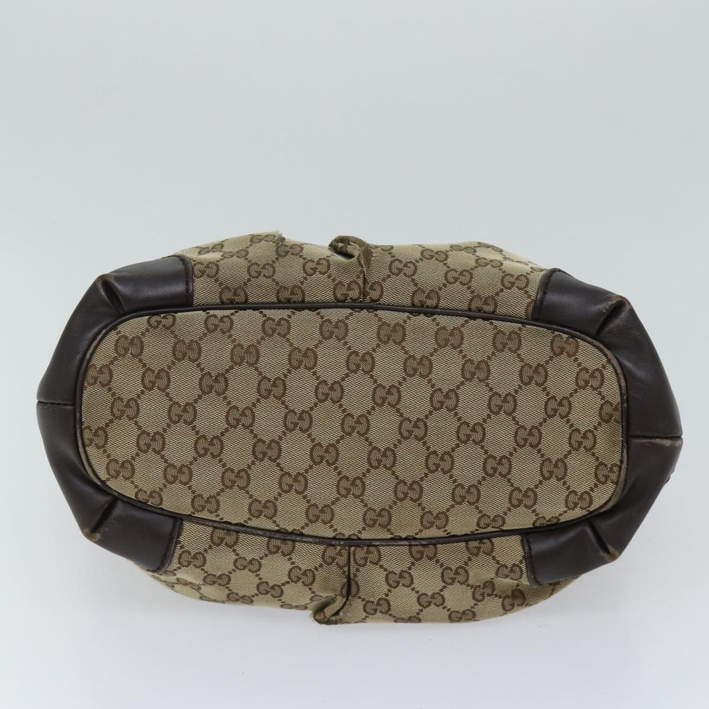 GUCCI GG Canvas Hand Bag Beige 247902 71513