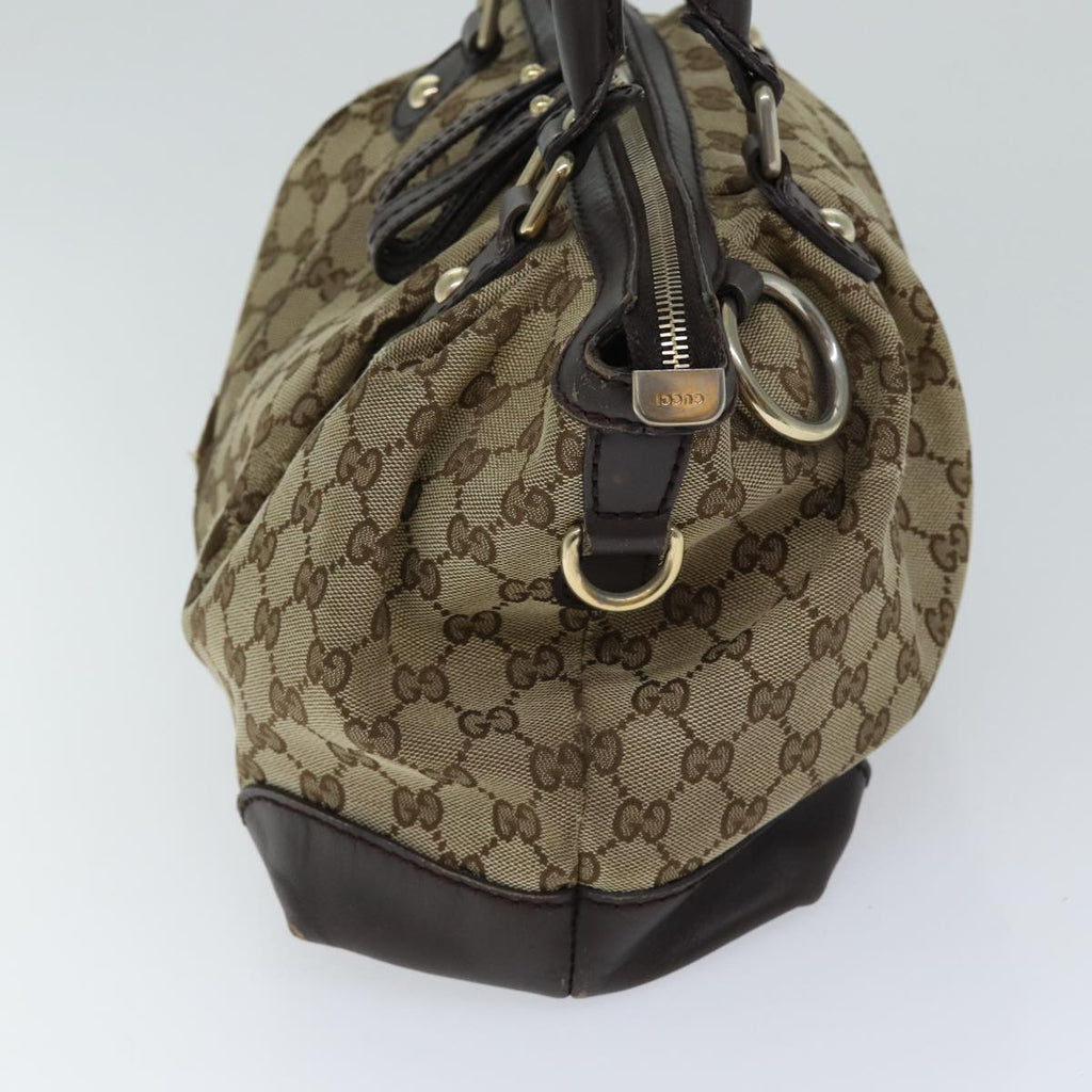 GUCCI GG Canvas Hand Bag Beige 247902 71513
