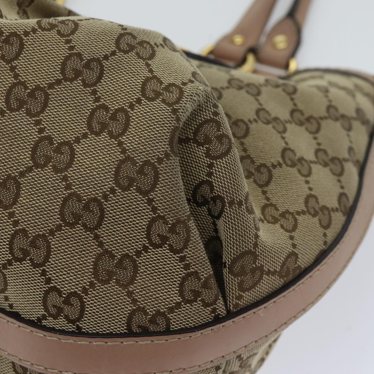 GUCCI GG Canvas Hand Bag Beige 269953 71514