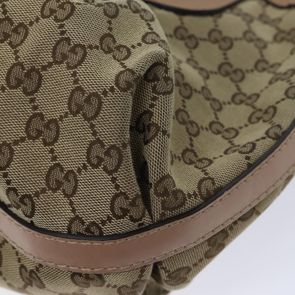 GUCCI GG Canvas Hand Bag Beige 269953 71514