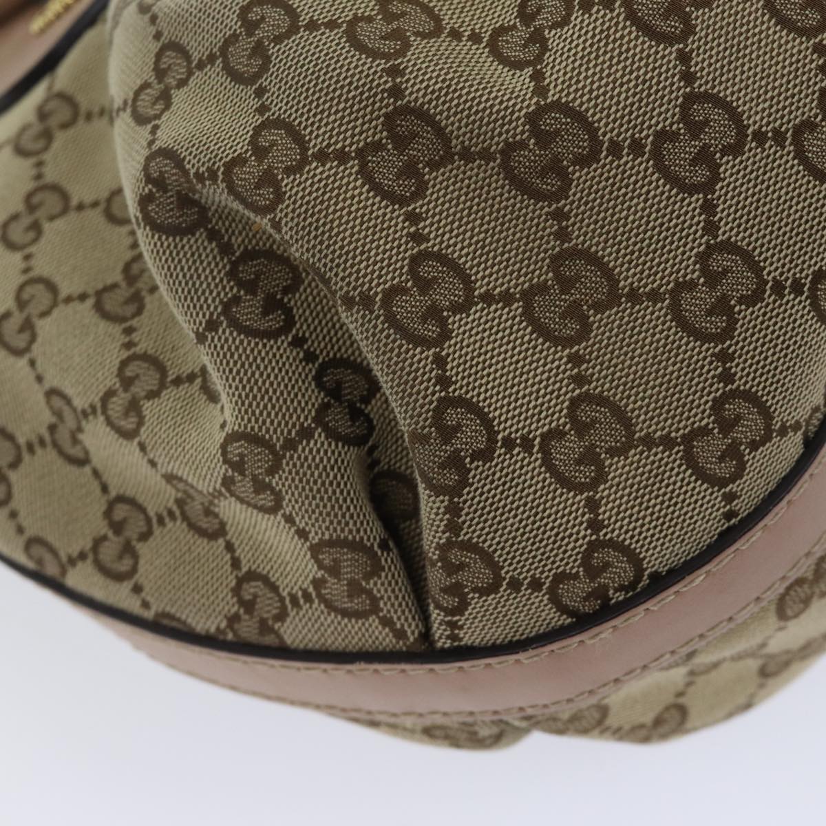 GUCCI GG Canvas Hand Bag Beige 269953 71514
