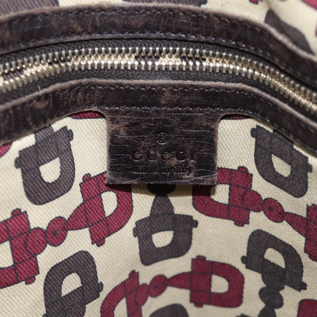 GUCCI GG Canvas Web Sherry Line Hand Bag Beige Red Green 162899 71515