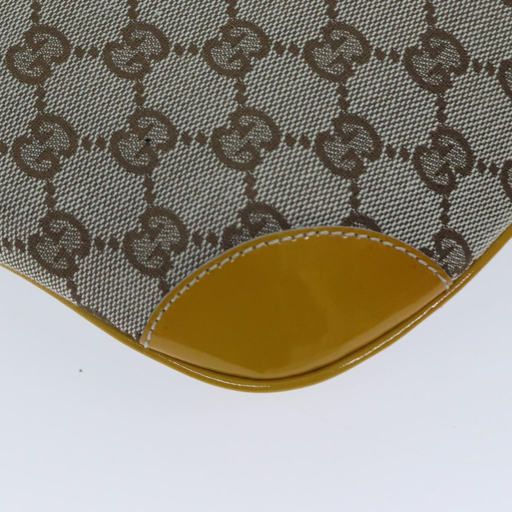 GUCCI GG Canvas Shoulder Bag Gray 001 4158 3444 71520