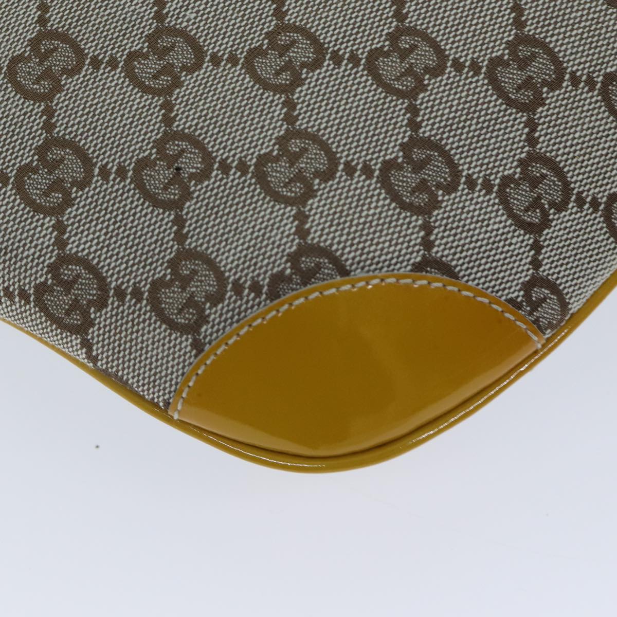 GUCCI GG Canvas Shoulder Bag Gray 001 4158 3444 71520