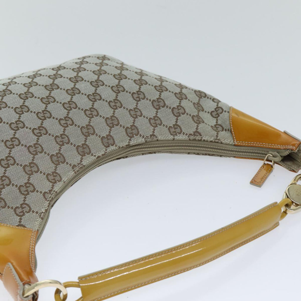 GUCCI GG Canvas Shoulder Bag Gray 001 4158 3444 71520