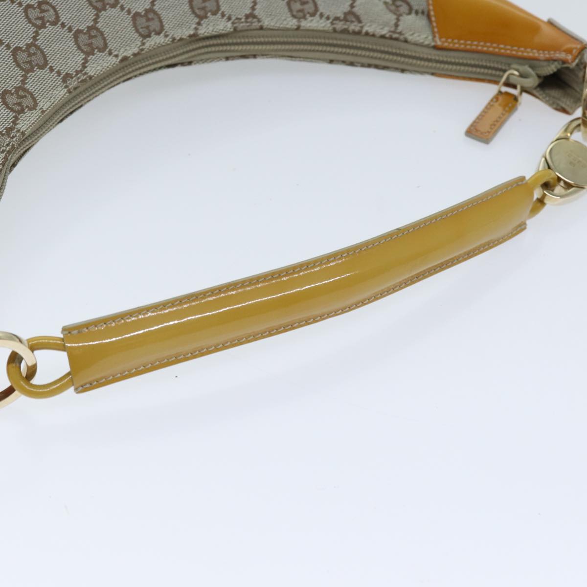 GUCCI GG Canvas Shoulder Bag Gray 001 4158 3444 71520