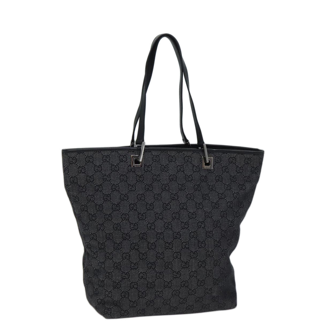 GUCCI GG Canvas Tote Bag Gray 31243 71523