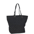 GUCCI GG Canvas Tote Bag Gray 31243 71523