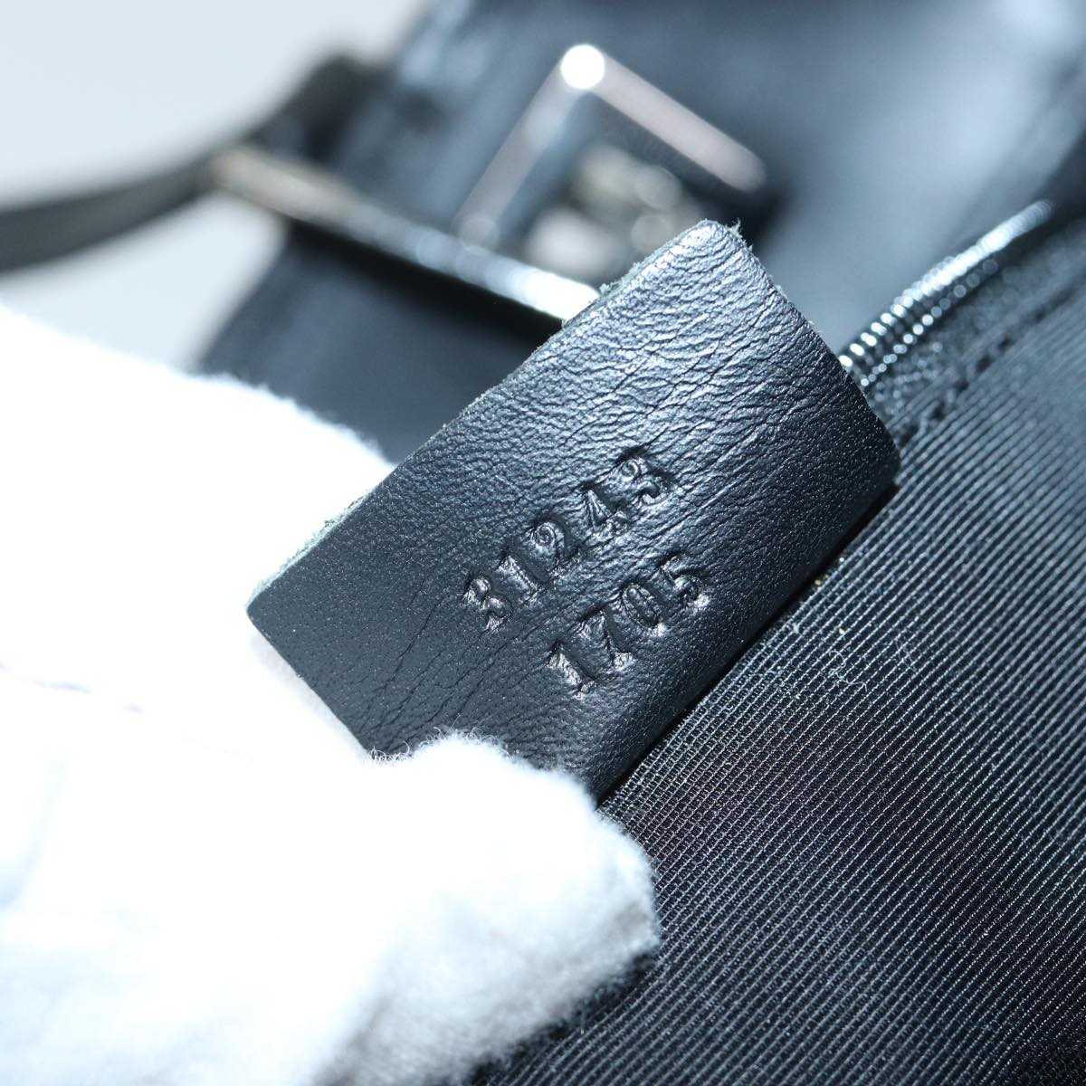 GUCCI GG Canvas Tote Bag Gray 31243 71523