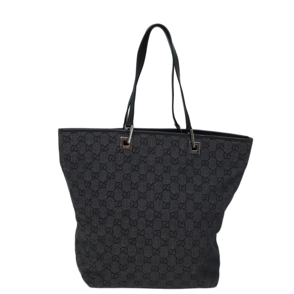 GUCCI GG Canvas Tote Bag Gray 31243 71523