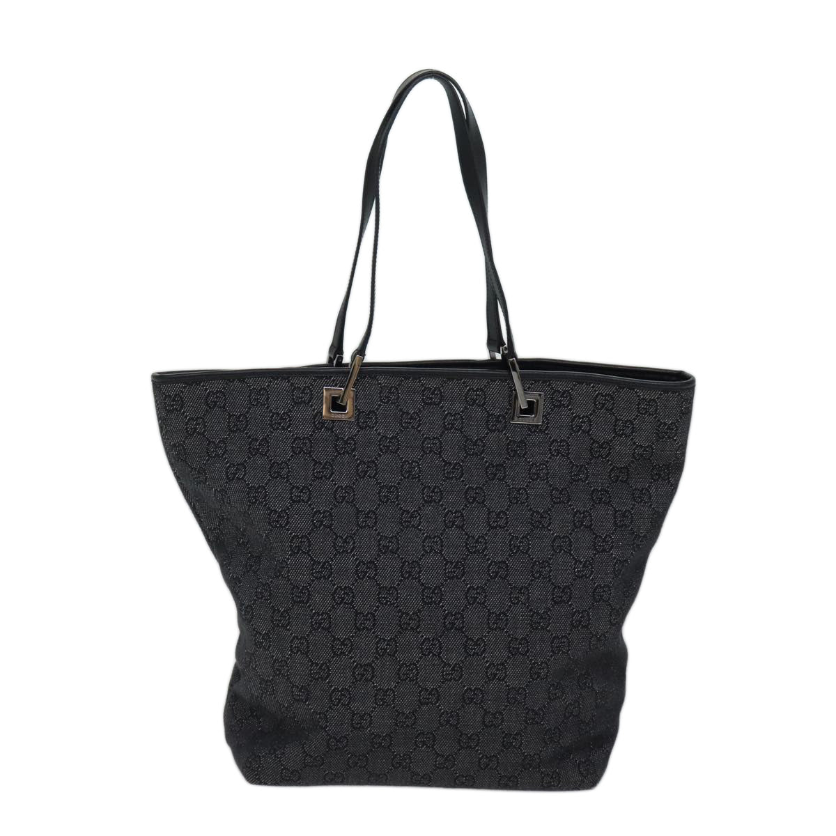 GUCCI GG Canvas Tote Bag Gray 31243 71523