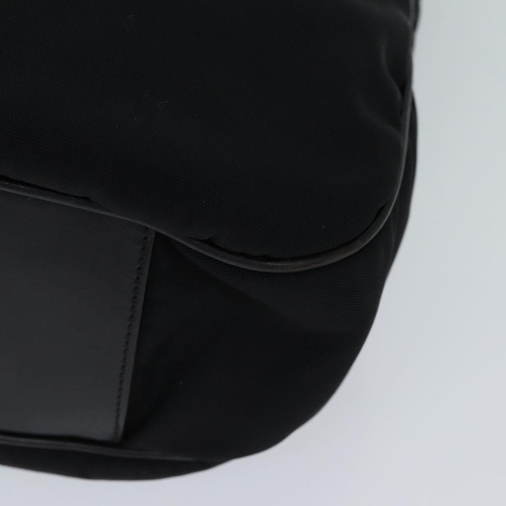 GUCCI Bamboo Shoulder Bag Nylon 2way Black 001 1577 1781 71530