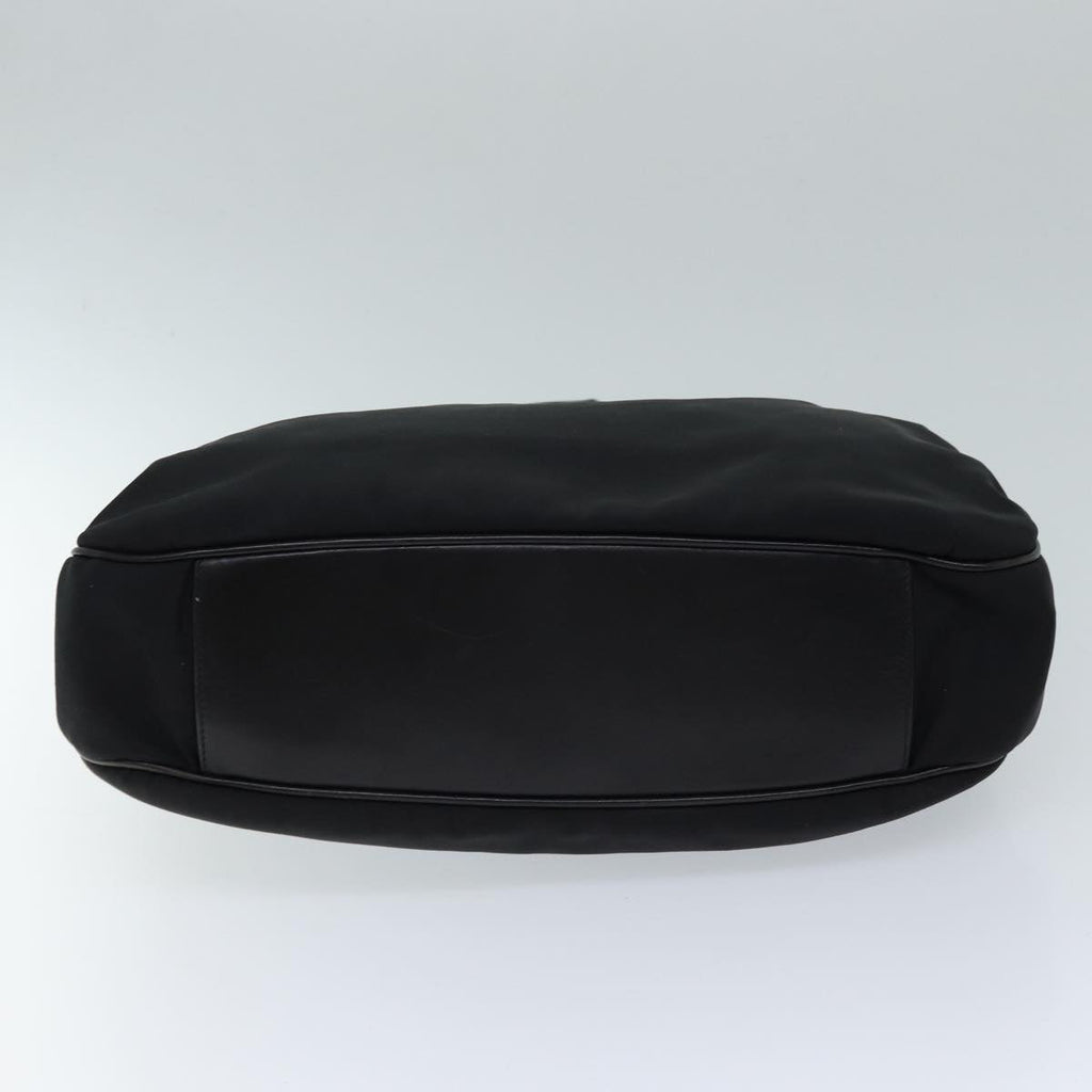 GUCCI Bamboo Shoulder Bag Nylon 2way Black 001 1577 1781 71530