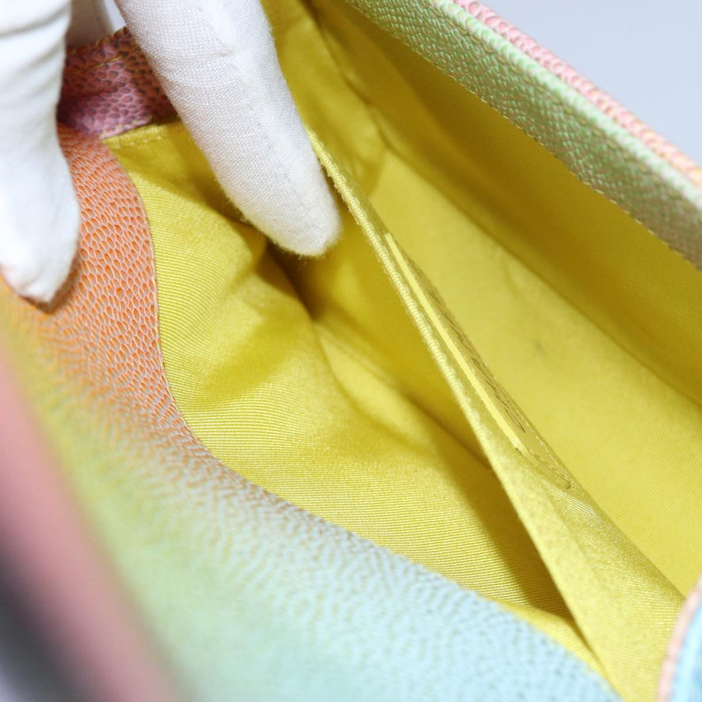 CHANEL Matelasse Boy Chanel Chain Shoulder Bag Leather Rainbow CC 71579S