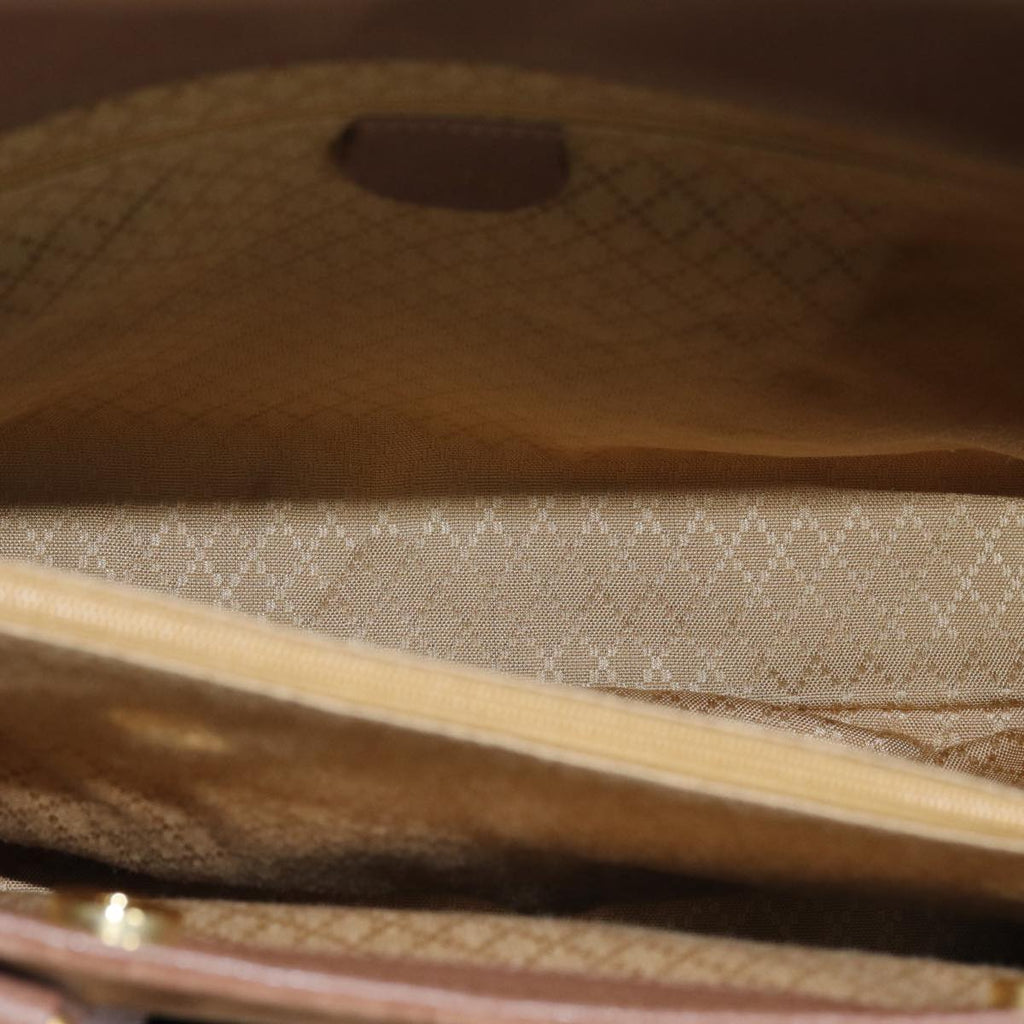 GUCCI Bamboo Hand Bag Suede 2way Brown 002 123 0322 71588