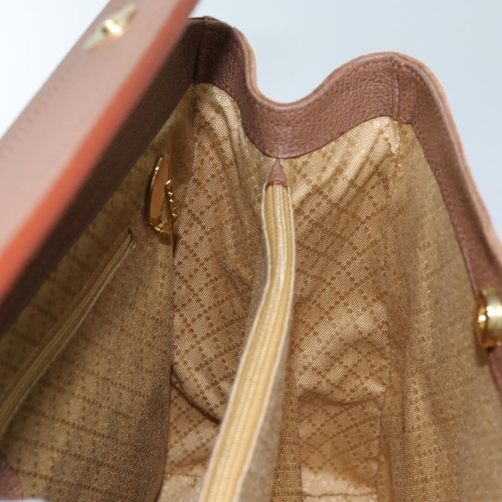 GUCCI Bamboo Hand Bag Suede 2way Brown 002 123 0322 71588