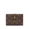 Louis Vuitton Monogram Portemone Vie Vie de Vienna Double Fold Wallet M61663 Brown PVC Leather  Louis Vuitton