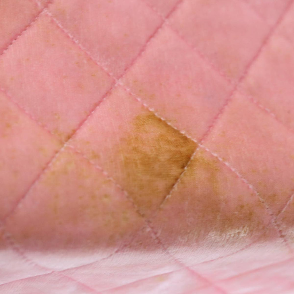 CHANEL Matelasse Hand Bag Velor Pink CC 71634A