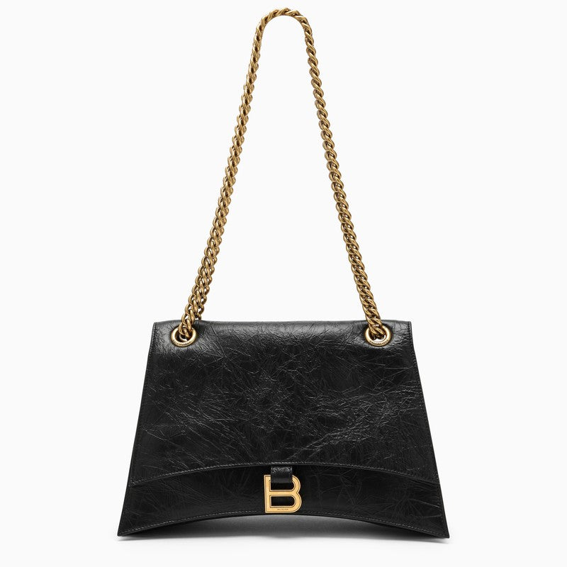 Balenciaga Crush Medium Bag With Black Chain Women