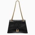 Balenciaga Crush Medium Bag With Black Chain Women