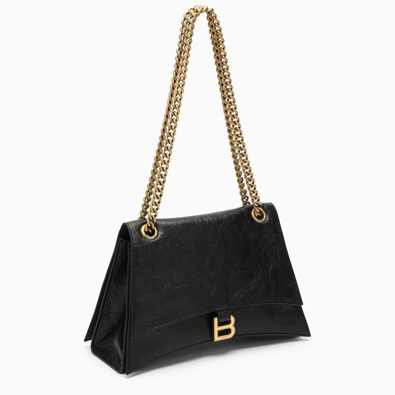 Balenciaga Crush Medium Bag With Black Chain Women