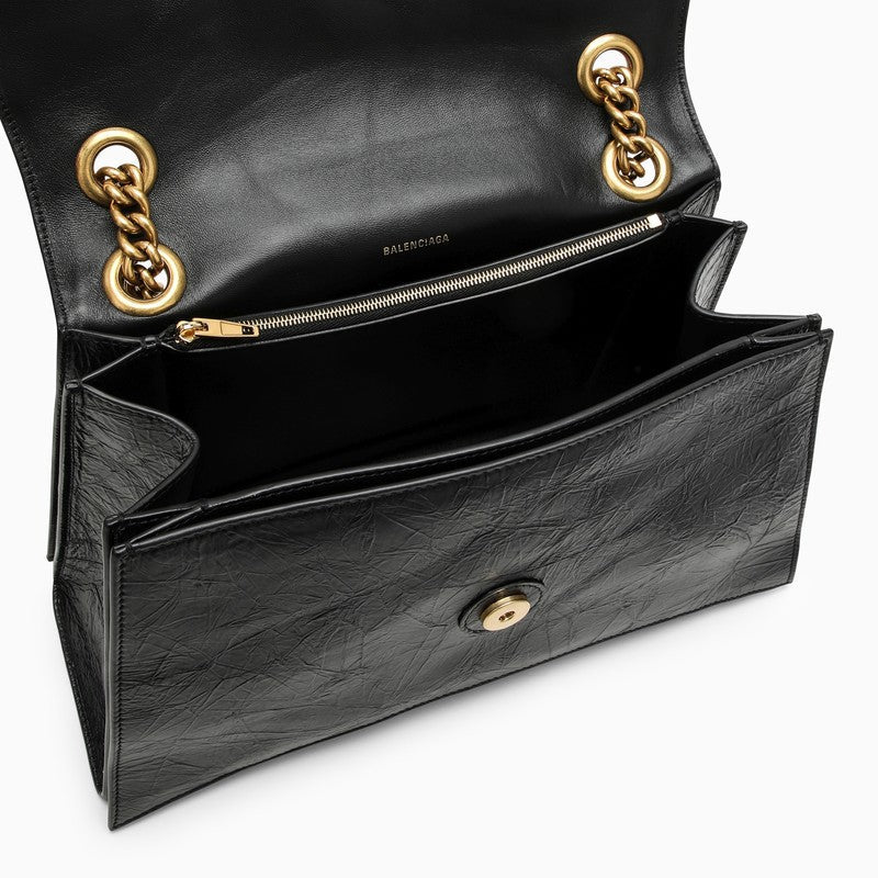 Balenciaga Crush Medium Bag With Black Chain Women