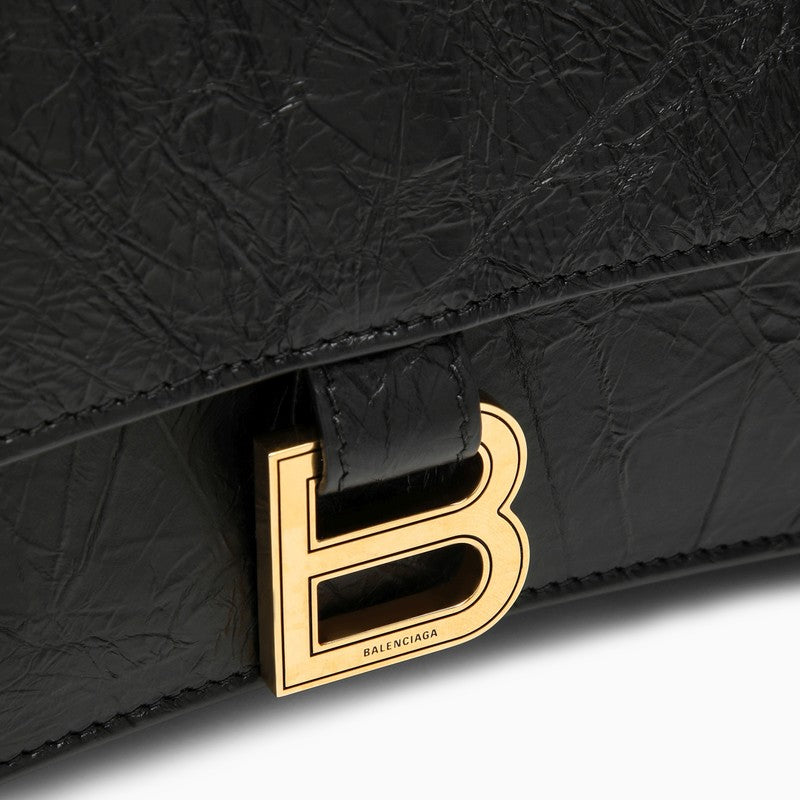 Balenciaga Crush Medium Bag With Black Chain Women