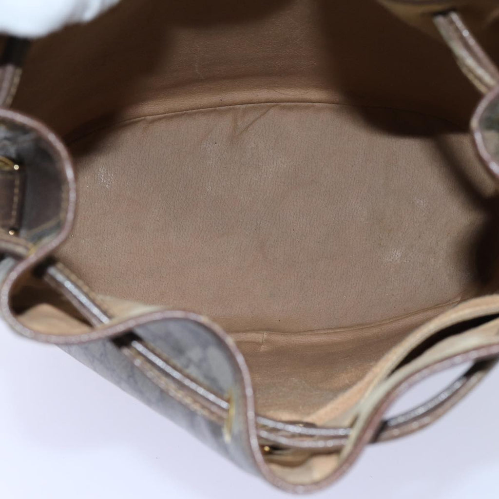 GUCCI GG Supreme Web Sherry Line Shoulder Bag PVC Beige 001 084 0850 71782