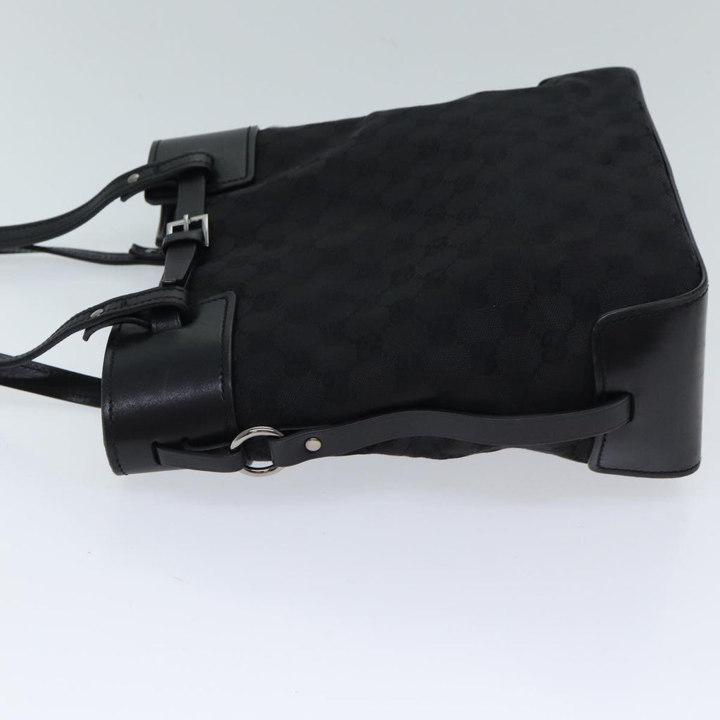 GUCCI GG Canvas Hand Bag Black 107757 71784